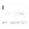 Huyett Rivet Nut, 1/4"-20 Thread Size, 0.645 in Flange Dia., 1.234 in L, Steel BTI-CPB2-2520-500/B1 - alternate 2